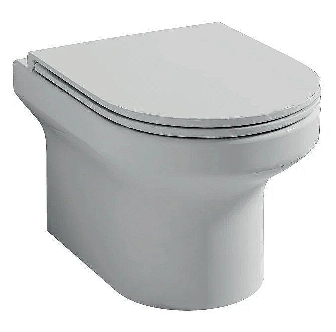 Унитаз подвесной Jacob Delafon ELITE E21755RU-00 безободковый, с крышкой микролифт, с инсталляцией и белой кнопкой купить в интернет-магазине Sanbest