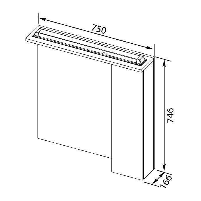 Зеркало Aquanet Тиана 75 в ванную от интернет-магазине сантехники Sanbest