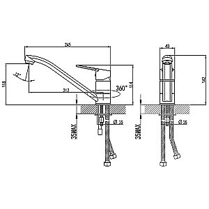 Инсталляция для унитаза Azario AZ-8010-1000 купить в интернет-магазине сантехники Sanbest