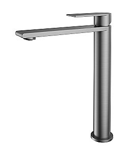 Смеситель для раковины Vincea Vogue VBF-2VS2GM вороненая сталь купить в интернет-магазине сантехники Sanbest