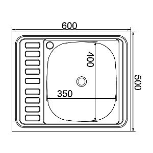 Мойка кухонная MIXLINE ML 538191 хром купить в интернет-магазине сантехники Sanbest