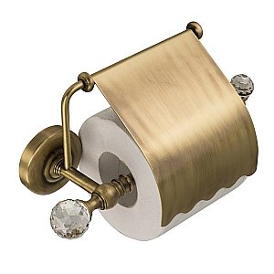 Держатель для туалетной бумаги Migliore Amerida ML.AMR-60.406.BR бронза/Swarovski купить в интернет-магазине сантехники Sanbest