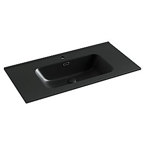 Тумба с раковиной Sancos FOLK Floor FL90FW/CN7002MB 90 Bianco для ванной в интернет-магазине Sanbest