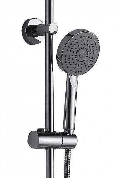 Душевая система Bravat WATERFALL F939114C-A2-RUS черная купить в интернет-магазине сантехники Sanbest