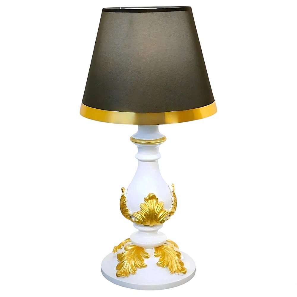 Светильник Migliore 33107 белый глянцевый/декор золото купить в интернет-магазине сантехники Sanbest