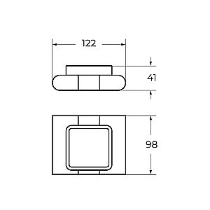 Мыльница Art&Max PLATINO AM-E-3999-MB черный матовый купить в интернет-магазине сантехники Sanbest