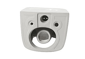 Унитаз подвесной Aquatek ЛУГАНО AQ2002-00+INS-0000012+KDI-0000020+KKI-0000002 белый, безободковый, с крышкой микролифт, с инсталляцией и черной матовой кнопкой купить в интернет-магазине Sanbest