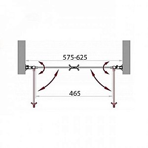 Душевая дверь BelBagno SELA-B-2-60-C-Cr стекло прозрачное/профиль хром купить в интернет-магазине Sanbest