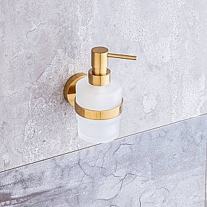 Диспенсер Bemeta Sablo 160109102 золото купить в интернет-магазине сантехники Sanbest