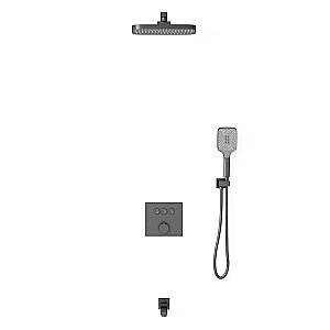 Душевая система Vincea VSFW-4311GM вороненая сталь купить в интернет-магазине сантехники Sanbest