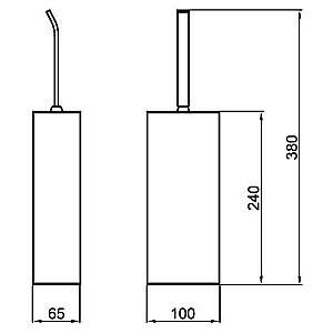 Ершик для унитаза Webert Aria AI501302015 купить в интернет-магазине сантехники Sanbest