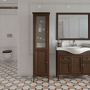 Пенал Caprigo Lion 38350-036.000.00.20 46 орех античный для ванной в интернет-магазине сантехники Sanbest