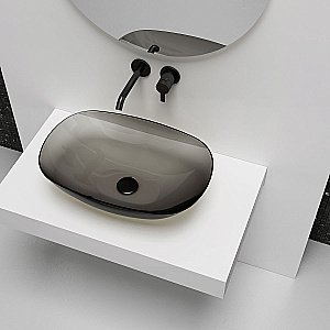 Раковина накладная Vincea 54 VBS-6T12B черная купить в интернет-магазине Sanbest