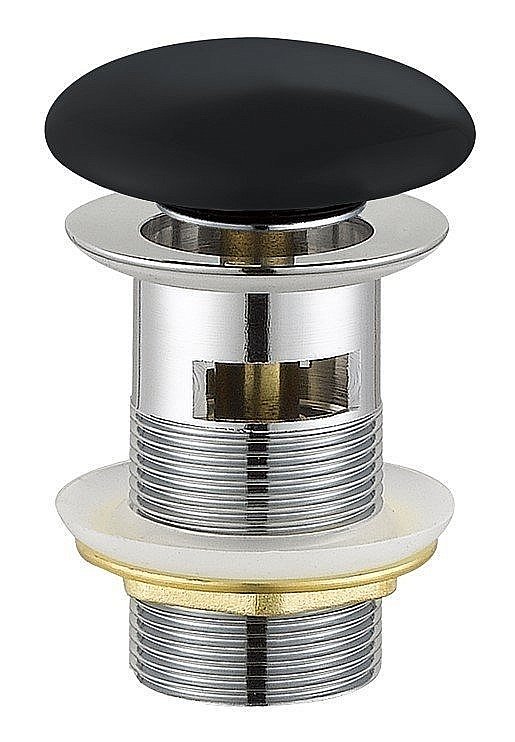 Донный клапан Cezares CZR-SAT7-NERO купить в интернет-магазине сантехники Sanbest