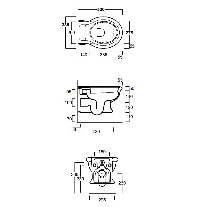 Унитаз подвесной SIMAS Lante LA18bi безободковый, белый купить в интернет-магазине Sanbest