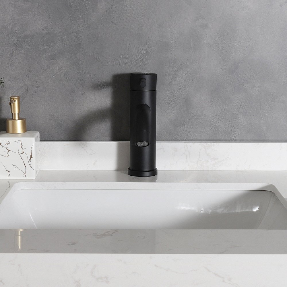 Смеситель для раковины Gid Inga SS096-BM-K черный матовый купить в интернет-магазине сантехники Sanbest