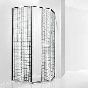 Душевой уголок RGW Stilvoll SV-82 80х80 стекло черная вуаль/профиль хром купить в интернет-магазине Sanbest