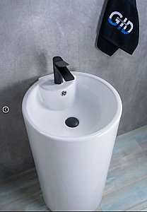 Раковина напольная Gid Autonomo 46 Nb135 81102 белая купить в интернет-магазине Sanbest