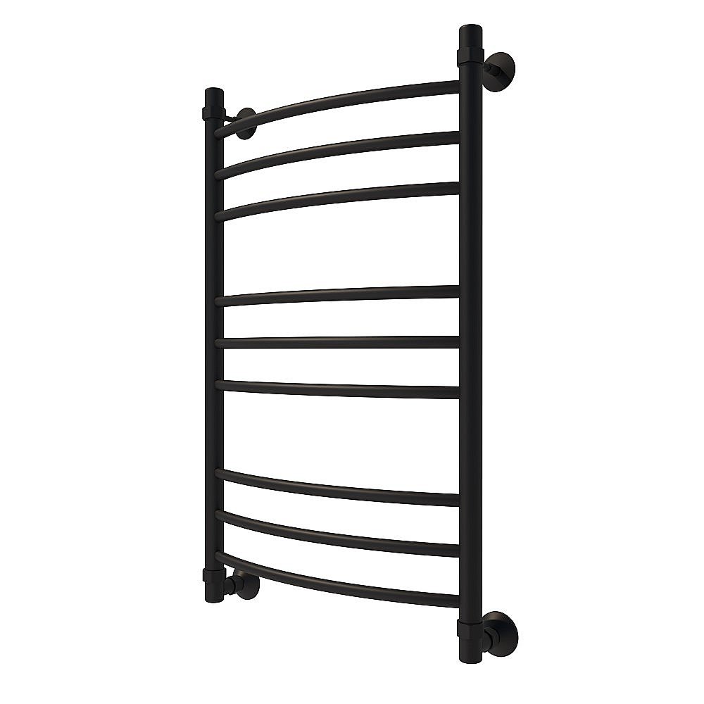 Полотенцесушитель водяной Veconi Nemi-A N8040B-A черный купить в интернет-магазине сантехники Sanbest