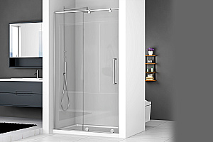 Душевая дверь Royal Bath BERN-S RB120-T-CH 120x195 стекло прозрачное/профиль хром купить в интернет-магазине Sanbest