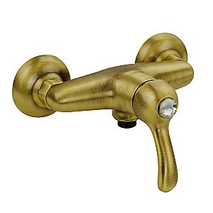 Смеситель для душа Migliore Lem Swarovski ML.LEM-1938K.BR бронза купить в интернет-магазине сантехники Sanbest