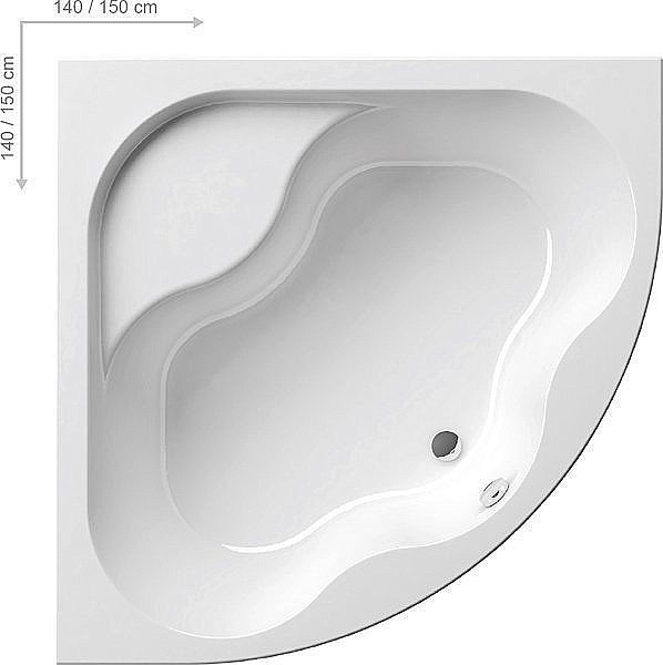 Ванна акриловая Ravak Gentiana 140x140 купить в интернет-магазине Sanbest