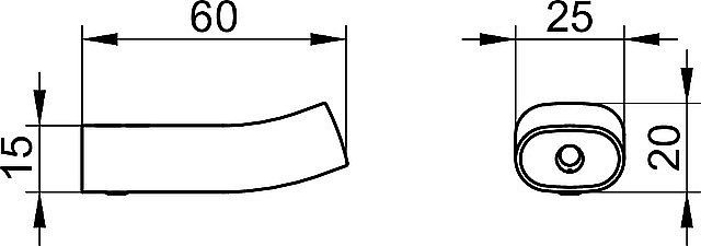 Крючок KEUCO EDITION 400 11514050000 никель купить в интернет-магазине сантехники Sanbest