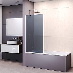 Шторка для ванны RGW Screens SC-151 60 351115106-31 стекло тонированное/профиль хром купить в интернет-магазине Sanbest