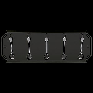 Панель с крючками Elghansa Hermitage HRM-670-Black/Chrome черная/хром купить в интернет-магазине сантехники Sanbest