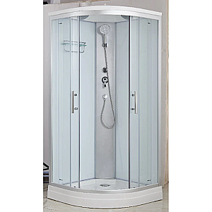 Душевая кабина Timo Imwei 90х90 XDM-09CW стекло прозрачное/профиль серебро купить в интернет-магазине Sanbest