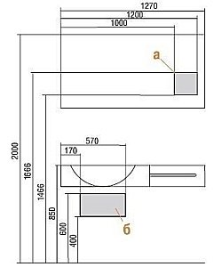 Зеркало Акватон Отель 127 в ванную от интернет-магазине сантехники Sanbest