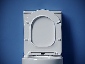 Унитаз напольный Ceramica Nova Metropol CN4001T белый, с крышкой микролифт, с бачком, безободковый, слив-торнадо купить в интернет-магазине Sanbest