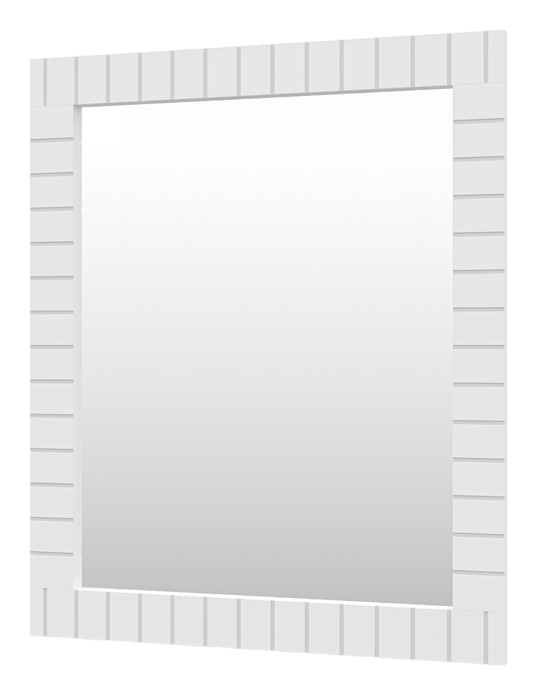 Зеркало Misty GLOSTER 70x84 белое в ванную от интернет-магазине сантехники Sanbest