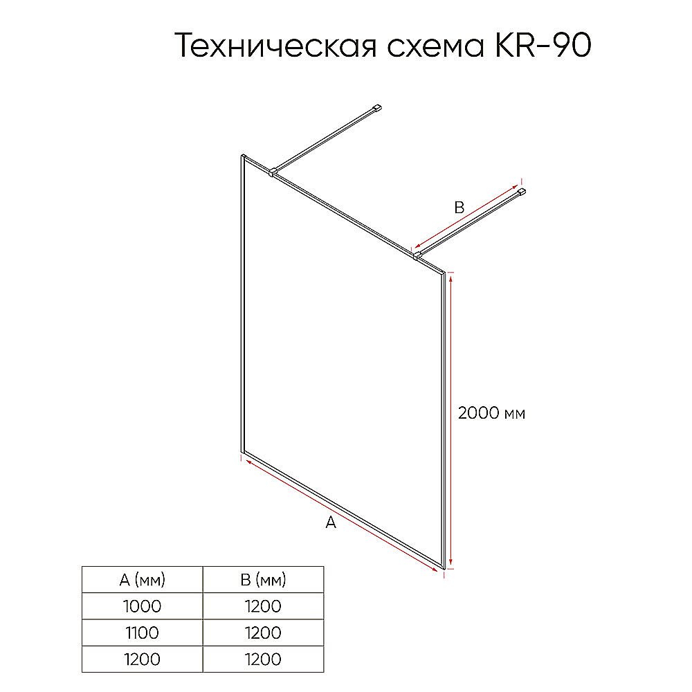 Душевое ограждение Veconi Korato KR90GL-110-10-C4 110 золото/профиль брашированное золото купить в интернет-магазине Sanbest