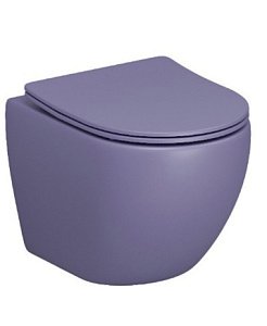 Унитаз подвесной Grossman Color GR-4455LIMS матовый фиолетовый купить в интернет-магазине Sanbest