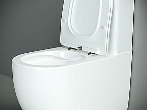 Унитаз напольный Ceramica Nova METROPOL CN4001 безободковый, с крышкой микролифт, с бачком купить в интернет-магазине Sanbest