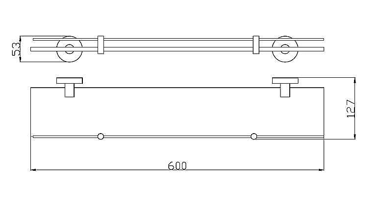 Полка Rav-Slezak COLORADO COA0900/60 купить в интернет-магазине сантехники Sanbest