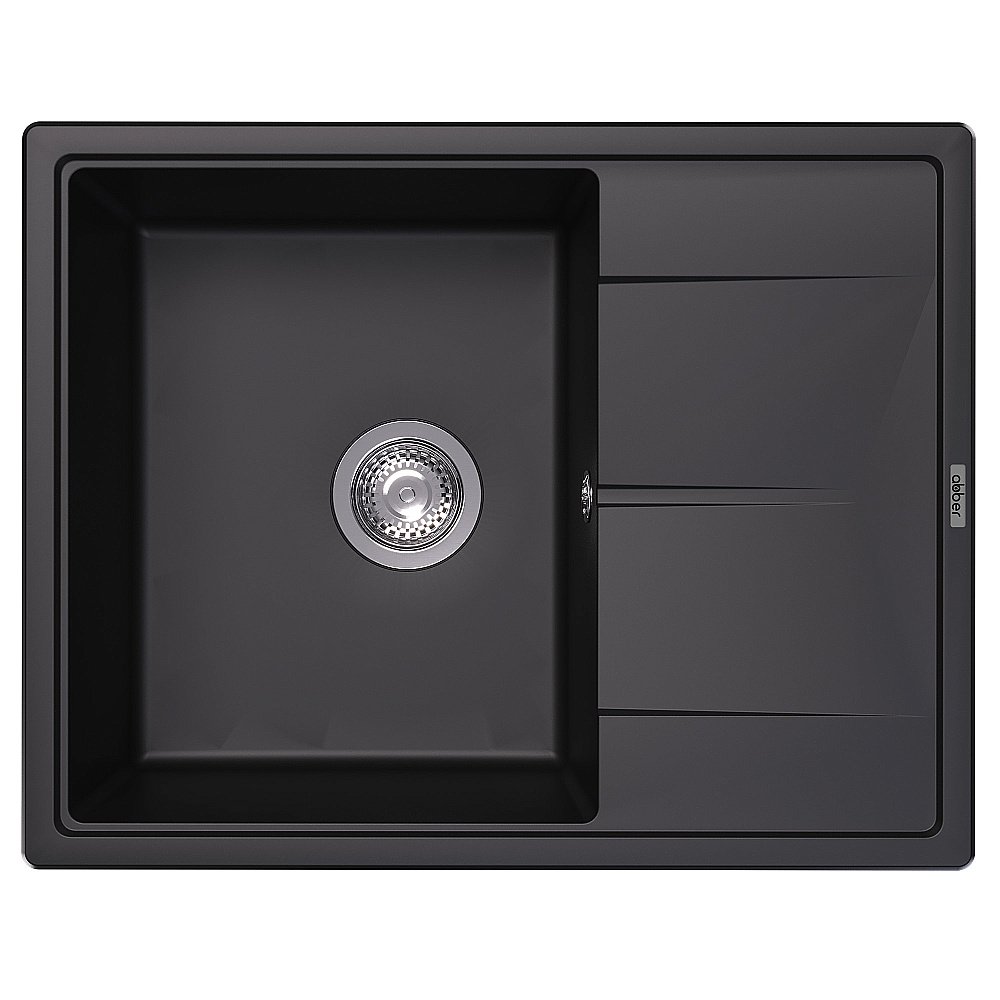 Кухонная мойка Abber Quarz 65х51 AQ2903B черная матовая купить в интернет-магазине сантехники Sanbest