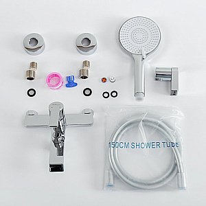 Смеситель для ванны и душа BelBagno AURORA-VASM-CRM хром купить в интернет-магазине сантехники Sanbest