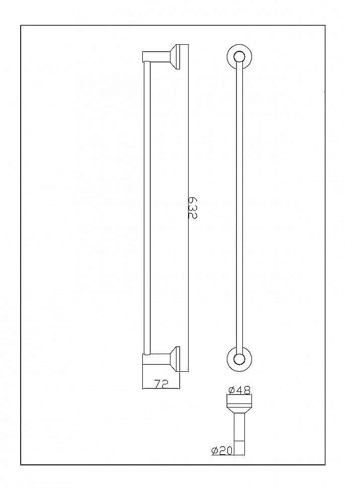 Полотенцедержатель CeramaLux Fleur 78308 хром купить в интернет-магазине сантехники Sanbest