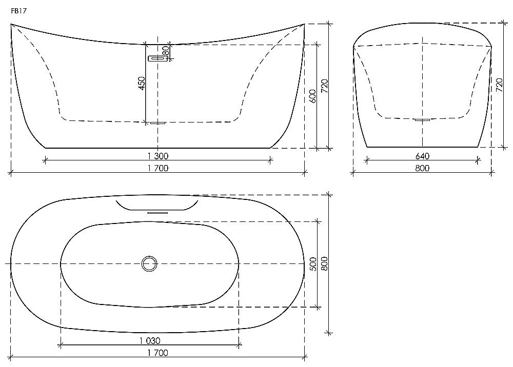Акриловая ванна Sancos Jazz 170x80 FB17 белая купить в интернет-магазине Sanbest