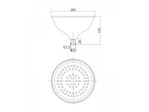 Душевая система Aksy Bagno Faenza Fa401-2002-2001 бронза купить в интернет-магазине сантехники Sanbest