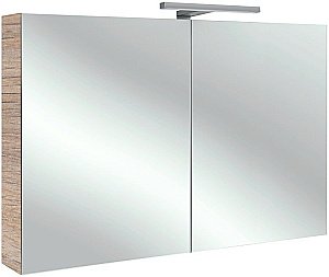 Зеркальный шкаф Jacob Delafon ODEON UP EB797RU-E10 100 квебекский дуб купить в интернет-магазине сантехники Sanbest