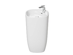 Раковина напольная Laguraty 2180W белая купить в интернет-магазине Sanbest