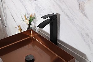 Смеситель для раковины GID Victoria L120BMD черный матовый купить в интернет-магазине сантехники Sanbest