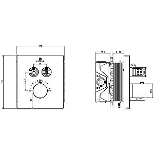 Душевая система Vincea Inspire VSFW-3I21T2GM вороненая сталь купить в интернет-магазине сантехники Sanbest