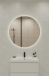 Зеркало Cersanit ECLIPSE 100x100 64145 в ванную от интернет-магазине сантехники Sanbest