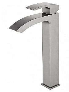 Смеситель для раковины высокий WONZON & WOGHAND FIT, Темный графит (WW-88239009-BGM) купить в интернет-магазине сантехники Sanbest