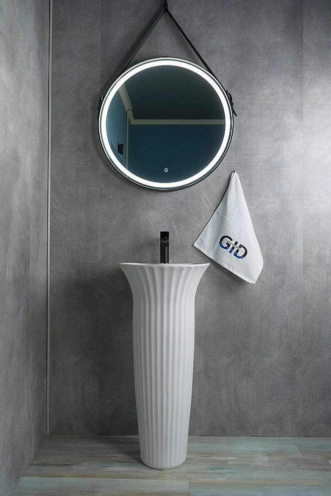 Раковина напольная Gid Autonomo 41 Nb132 81113 белая купить в интернет-магазине Sanbest