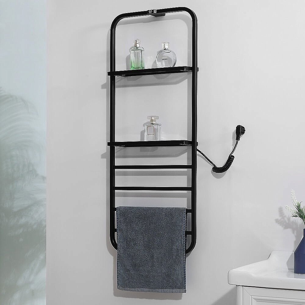 Электрический полотенцесушитель Black&White Universe N-337B купить в интернет-магазине сантехники Sanbest